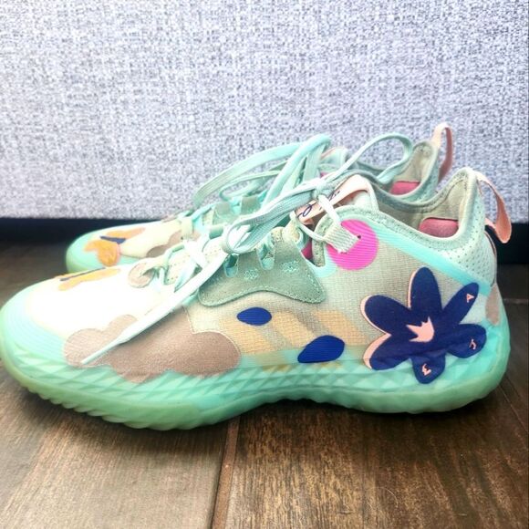 RARE! Adidas Harden "Vol. 5 Futurenatural" Clear Mint Men’s Sz 9/42.5 APE 779001 - Picture 1 of 12